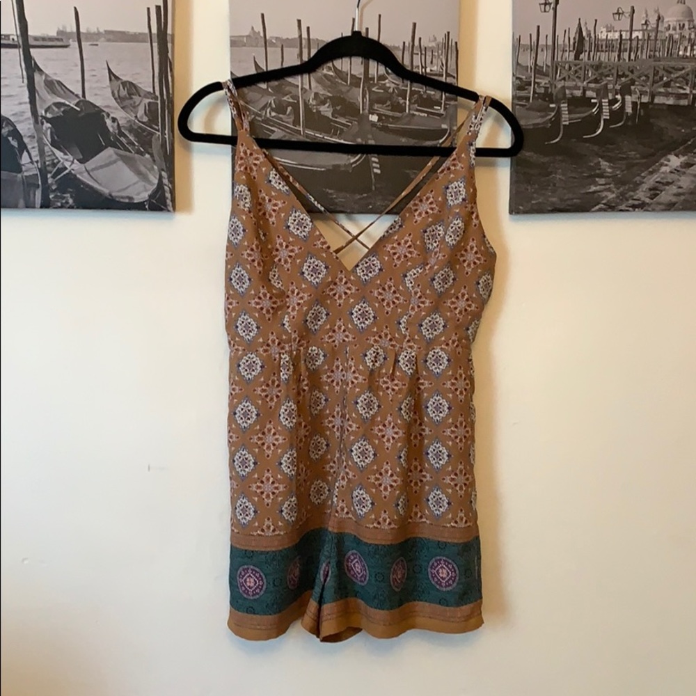 Golden Summer Romper